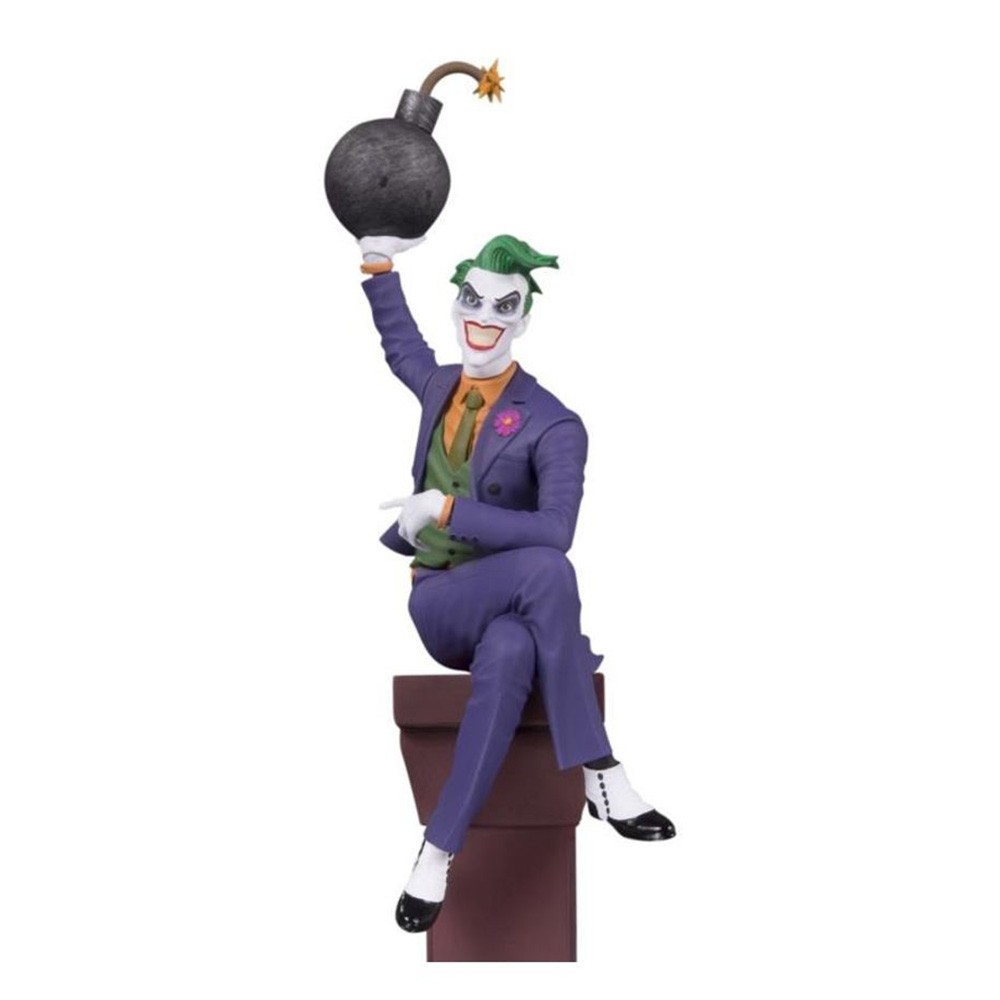 Estátua Diorama Arlequina Harley Quinn e Coringa Joker DC Comics